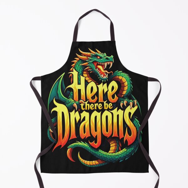 Item preview, Here there be Dragons designed and sold by Vintage Designs +.