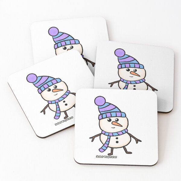 Item preview, Gantle Snowman - soft pastel design designed and sold by SolarWayfarer.