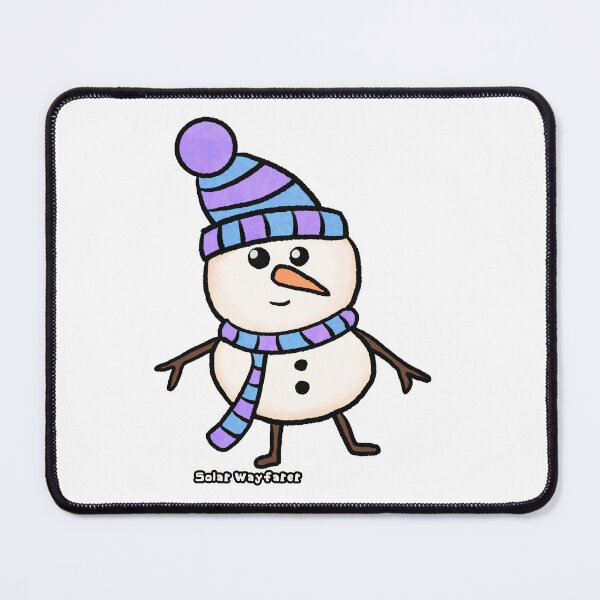 Item preview, Gantle Snowman - soft pastel design designed and sold by SolarWayfarer.