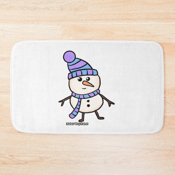 Item preview, Gantle Snowman - soft pastel design designed and sold by SolarWayfarer.