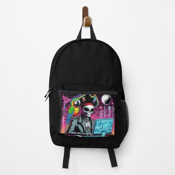 Item preview, pirate alien and parrot designed and sold by Dogandesighn.