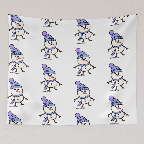 Item preview, Gantle Snowman - soft pastel design designed and sold by SolarWayfarer.