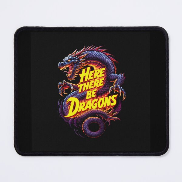 Item preview, Here there be Dragons designed and sold by Vintage Designs +.