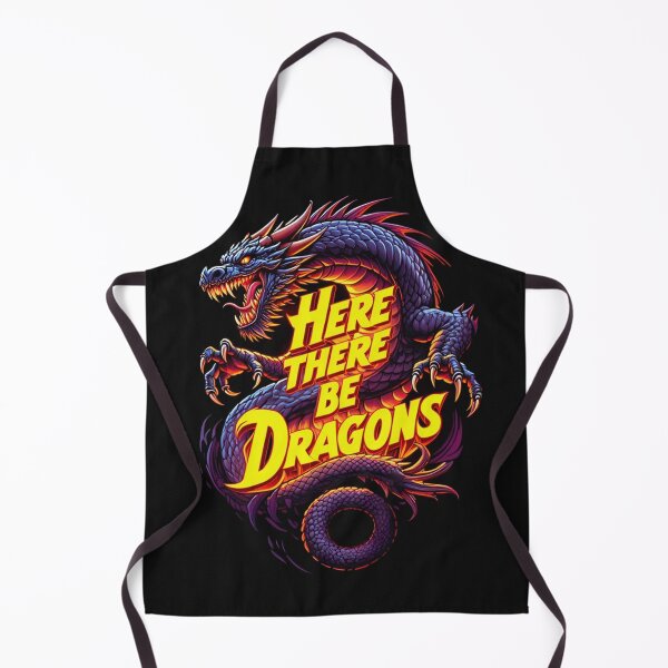 Item preview, Here there be Dragons designed and sold by Vintage Designs +.
