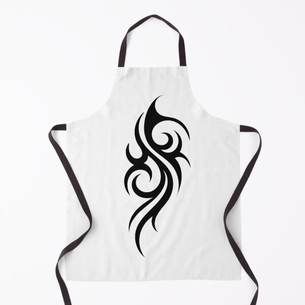 Item preview, Asymmetrical Tribal Swirl – Bold Black Vector Tattoo Symbol designed and sold by NArtdesigns.