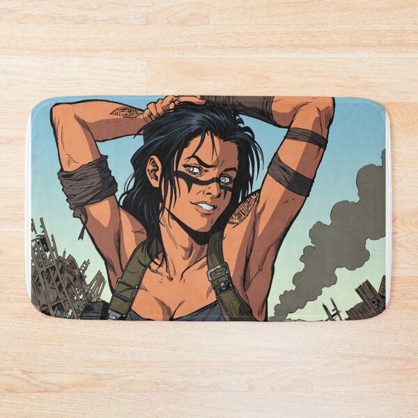 Item preview,  Post Apocalyptic warrior woman resting after battle designed and sold by Vintage Designs +.