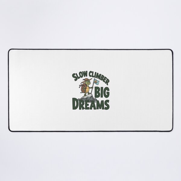 Item preview, "Slow Climber, Big Dreams" Adventure Turtle designed and sold by MemGraphicss.