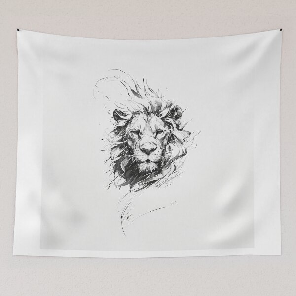 Item preview, Inked Majesty Lion designed and sold by Christian Weiss.