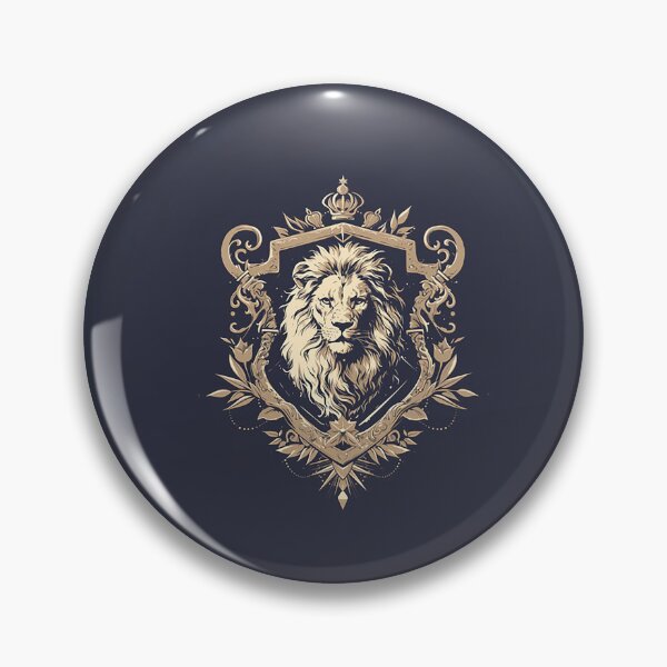 Item preview, Regal Lion Crest Emblem designed and sold by Christian Weiss.