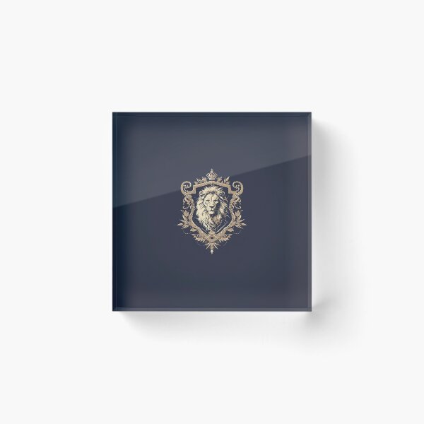 Item preview, Regal Lion Crest Emblem designed and sold by Christian Weiss.