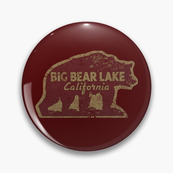 Item preview, Vintage California Big Bear Lake - aged, distressed print. designed and sold by retropetrol.