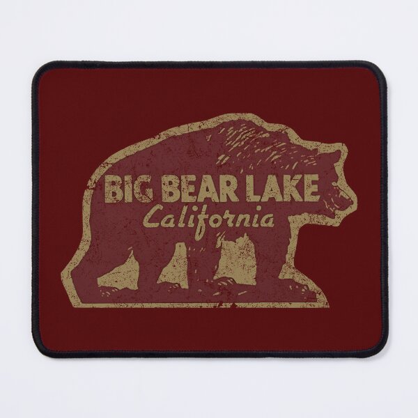 Item preview, Vintage California Big Bear Lake - aged, distressed print. designed and sold by retropetrol.