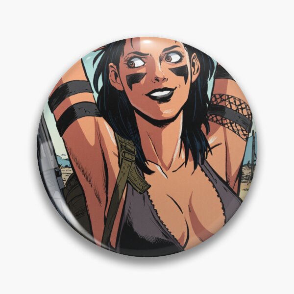 Item preview,  Post Apocalyptic warrior woman resting after battle designed and sold by Vintage Designs +.