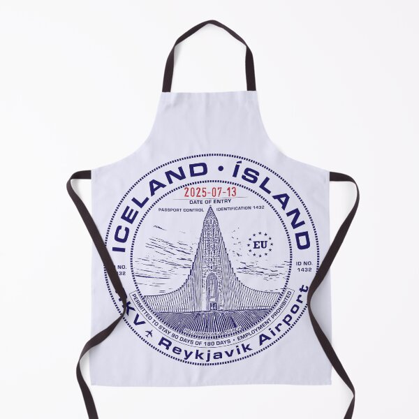 Item preview, Passport Stamp - Reykjavik, Iceland (in English) designed and sold by travelwitheric.