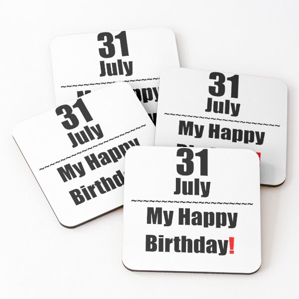 Item preview, 31 July Birthday designed and sold by ariksworld.