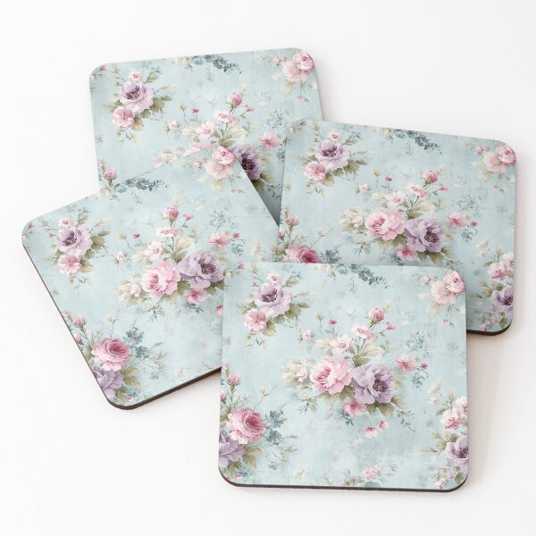 Item preview, Shabby Chic Vintage Blue designed and sold by ChippyandChic.