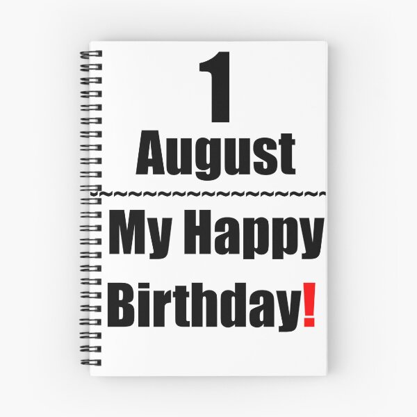 Artikelvorschau, 1. August Geburtstag entworfen und verkauft von ariksworld.