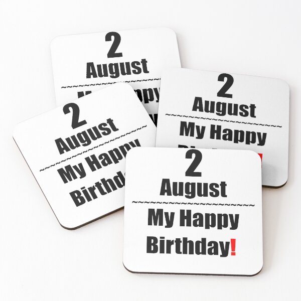 Item preview, 2 August Birthday designed and sold by ariksworld.