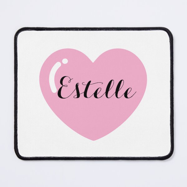 Item preview, Estelle name with Pink Heart  designed and sold by Monika Howarth.