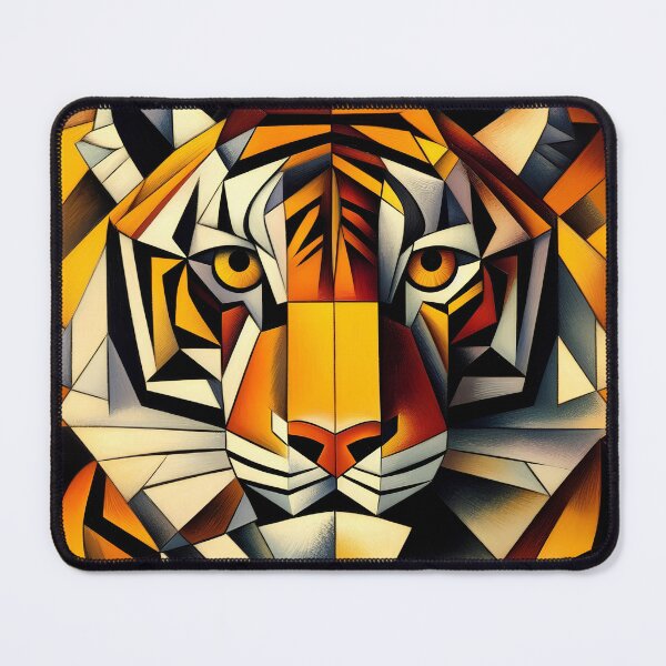 Item preview, Geometric Tiger designed and sold by DreamMandalas.