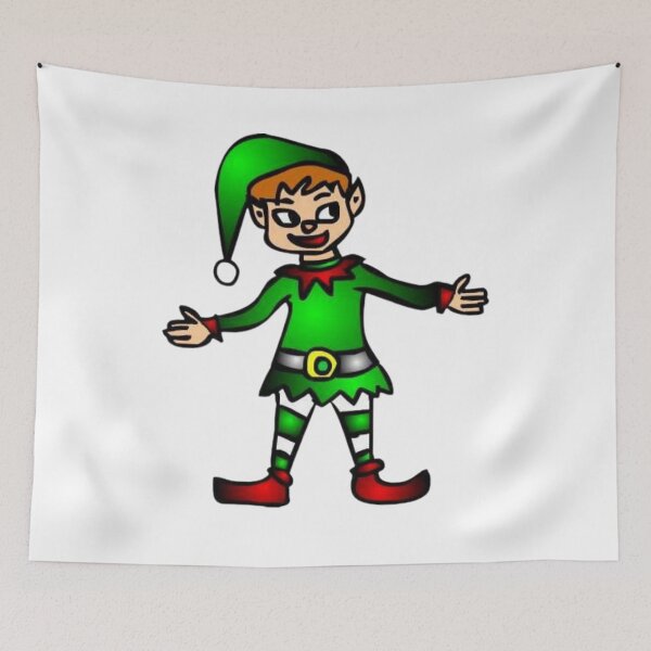 Item preview, Christams elf  designed and sold by Dina R. Art.