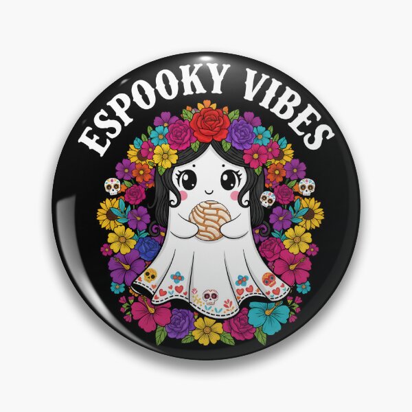 Artikelvorschau, Espooky Vibes Süßer Herbst Spanisch Halloween Mexikanischer Geist entworfen und verkauft von DesignsByAnett.