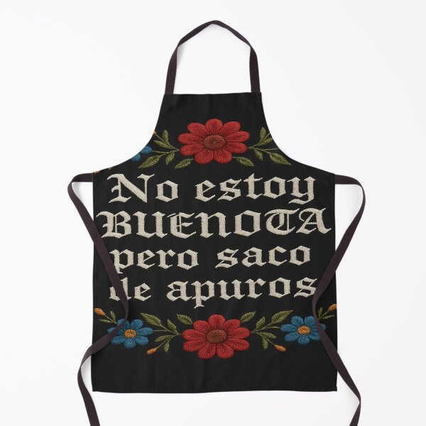Item preview, “No estoy buenota pero saco de apuros” Chingona Embroidered-Style Shirt designed and sold by ChingonaThreads.