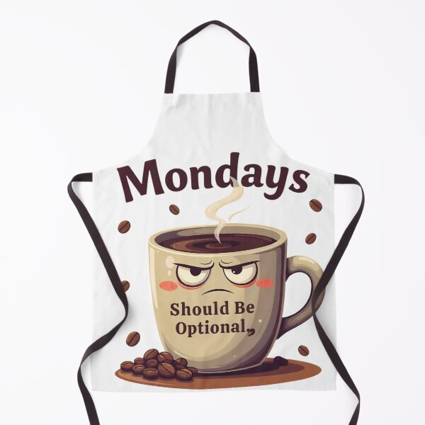Item preview, Mondays Should Be Optional T-Shirt | Funny Coffee Meme Tee designed and sold by Nuvra Clothing.