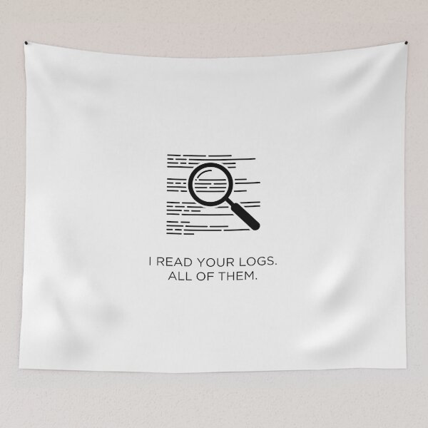 Item preview, I Read Your Logs T-Shirt - Funny Blue Team & SOC Analyst Gift designed and sold by Pingi-shop.