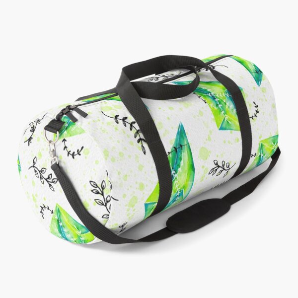 Item preview, Green Precious Healing Crystals With Botanical Watercolor Pattern designed and sold by Farissa Designs.