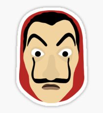 Money Heist mask Sticker