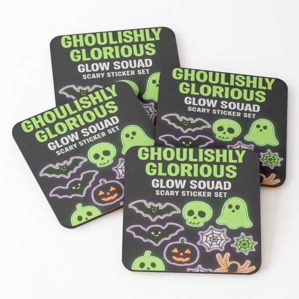 Item preview, Ghoulishly Glorious Glow Squad: Scary Sticker Set + Bonus Printable designed and sold by "TXSiSsY's TRIUMPH BY GRACE".