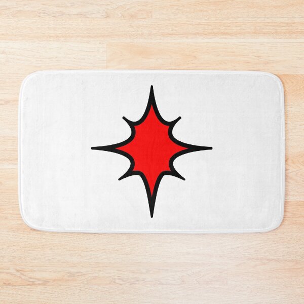 Item preview, Red Starburst Minimal Pop Graphic Sticker Design designed and sold by NArtdesigns.