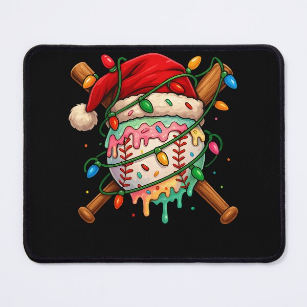 Item preview, Christmas Baseball Player Ice Cream Santa For Men Boys designed and sold by clothesy7.