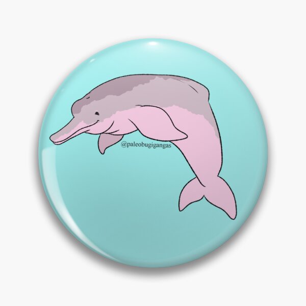 Item preview, Pink river dolphin designed and sold by PaleoBugigangas.