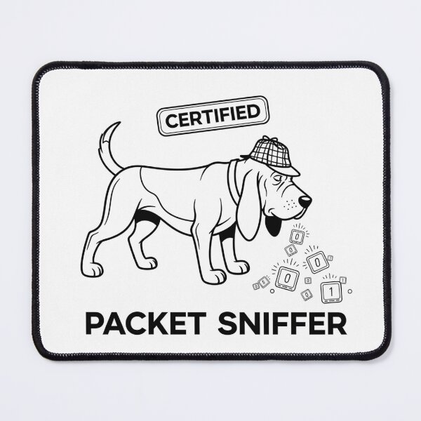 Item preview, Certified Packet Sniffer T-Shirt - Funny Network Analyst & Wireshark Gift designed and sold by Pingi-shop.