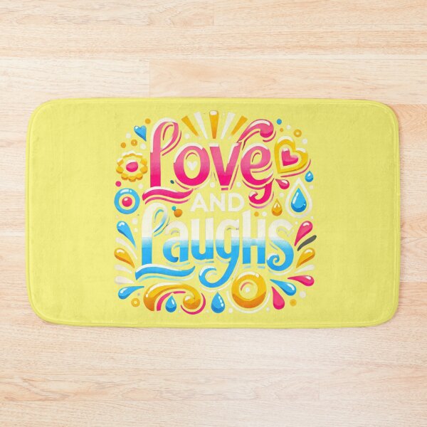 Item preview, Love and Laughs Shirt – Colorful Retro Positive Vibes Tee designed and sold by TheRamesCo.