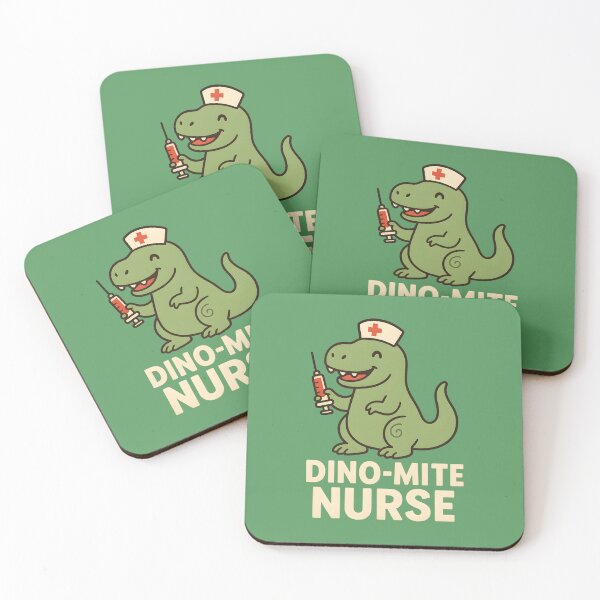 Item preview, Copy of Funny Nurse Gift | “I’m a Dino-miite Nurse” Dinosaur Quote for Coworkers designed and sold by -TRAZZA-.
