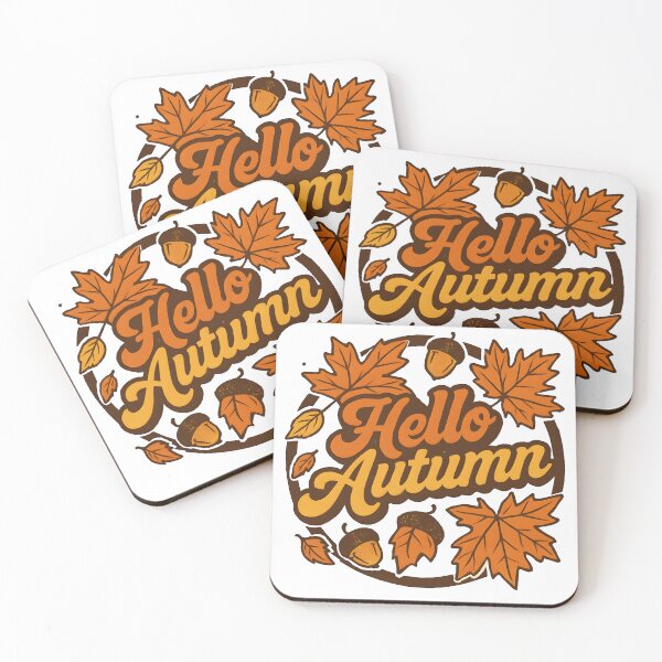 Item preview, Hello Autumn T-Shirt | Cozy Fall Season Retro Leaf Design designed and sold by kouddad.