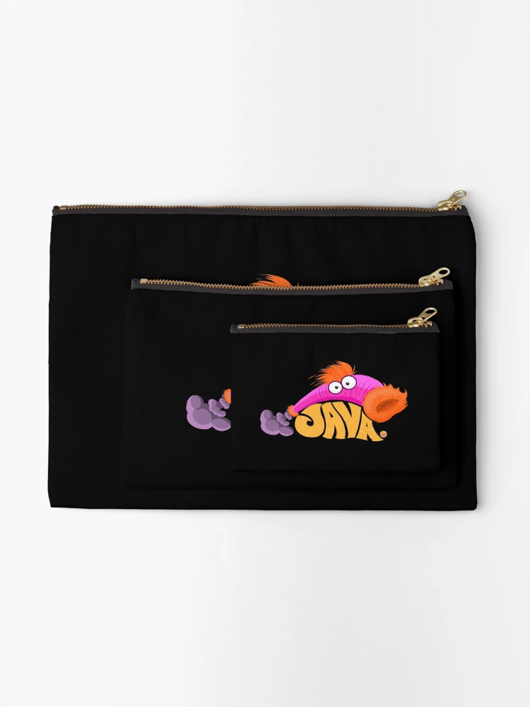Thumbnail 2 of 4, Zipper Pouch, Java! designed and sold by UzzyWorks.