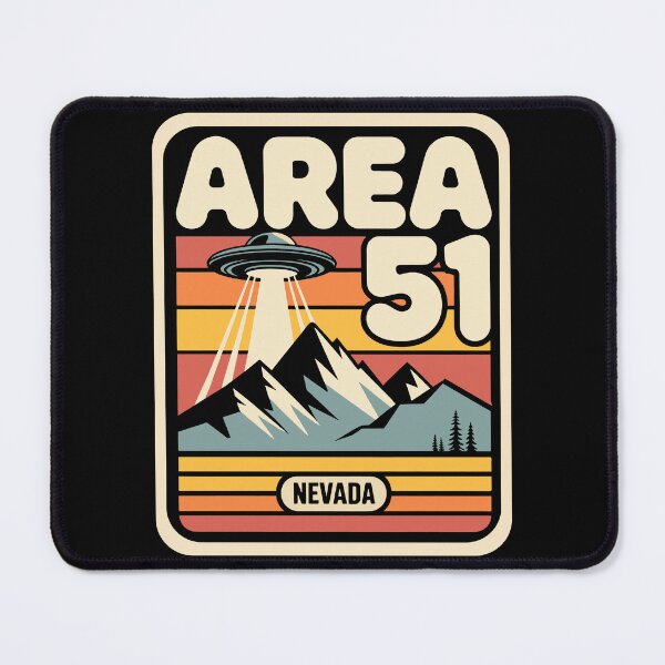 Item preview, Area 51 Nevada UFO designed and sold by Traveldrawings.