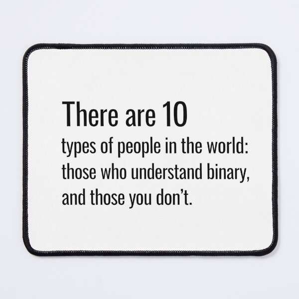 Item preview, 10 Types of People Binary Joke T-Shirt - Funny Programmer & Math Gift designed and sold by Pingi-shop.