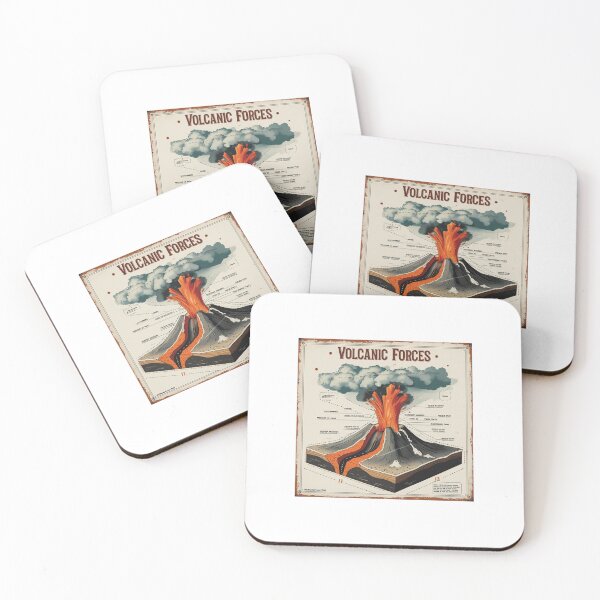 Item preview, Vintage Volcanic Eruption Educational Diagram designed and sold by Y-Muqsit.