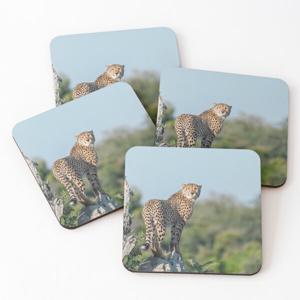 Item preview, Cheetah Observing the Savanna – Watchful Big Cat Wildlife Art, animal Of africa designed and sold by DavideAntoniani.
