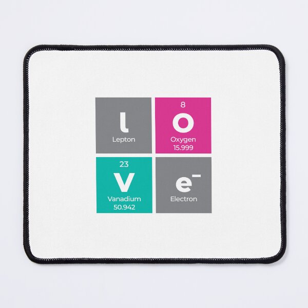 Item preview, LOVE Periodic Table Elements Design – Cute Nerdy Science Gift designed and sold by Rodney's Marketplace.