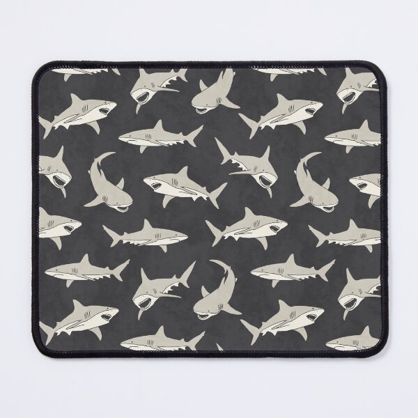 Item preview, Sharks - Great White Sharks - Dark Grey designed and sold by littlearrow.