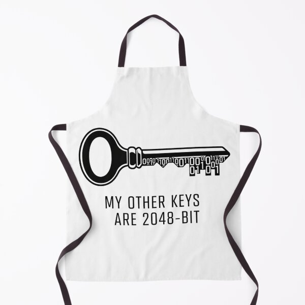 Item preview, My Other Keys Are 2048-Bit T-Shirt - Funny Cryptography & Privacy Gift designed and sold by Pingi-shop.