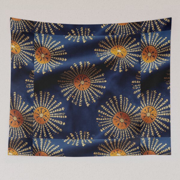 Aperçu de l'œuvre Ankara Sunburst – Motif audacieux inspiré des imprimés africains créée et vendue par Cultradesign.