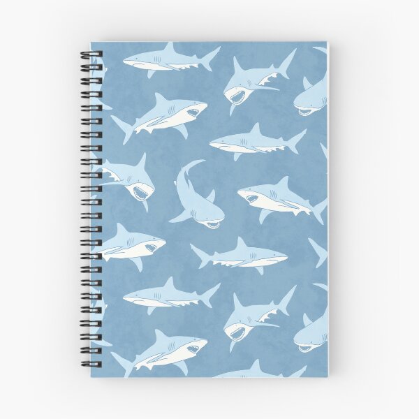 Item preview, Sharks - Great White Sharks - Light Blue designed and sold by littlearrow.
