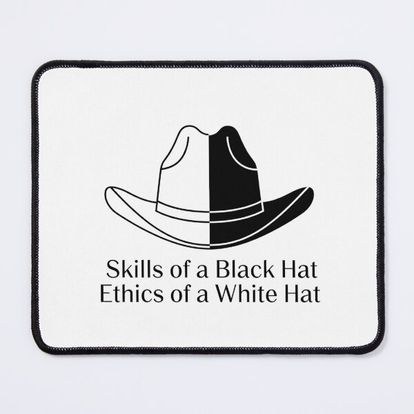 Item preview, White Hat Hacker T-Shirt - Ethical Cybersecurity & Pentesting Gift designed and sold by Pingi-shop.